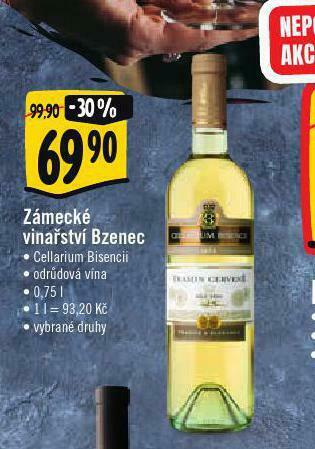 Albert Zámecké vinařství bzenec nabídka