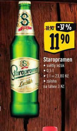 Albert Pivo staropramen ležák nabídka