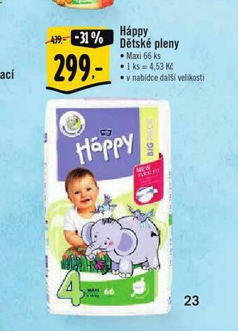 Albert Háppy dětské pleny nabídka