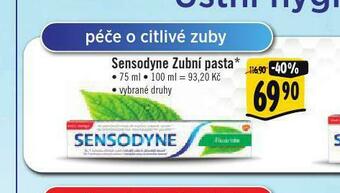 Albert Sensodyne zubní pasta nabídka
