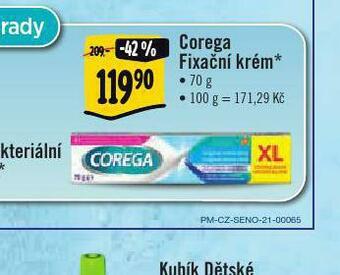Albert Corega fixační krém nabídka