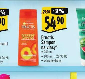Albert Fructis šampon nabídka