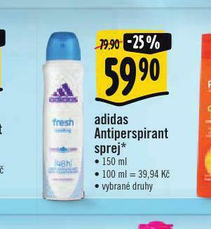 Albert Adidas antiperspirant nabídka