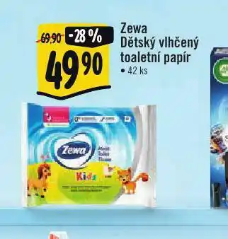 Albert Zewa dětský vlhčený toaletní papír nabídka