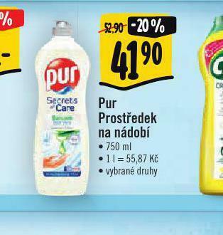 Albert Pur prostředek na nádobí nabídka