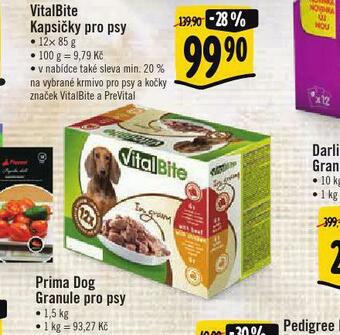 Albert Vitalbite kapsičky pro psy nabídka