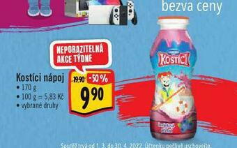 Albert Kostíci nápoj nabídka