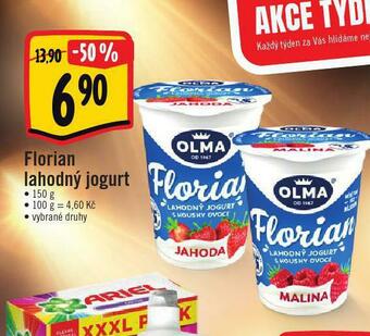 Albert Florian jogurt nabídka