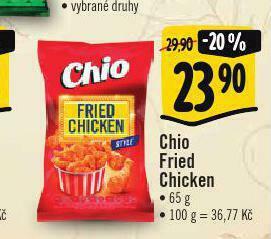 Albert Chio fried chicken nabídka