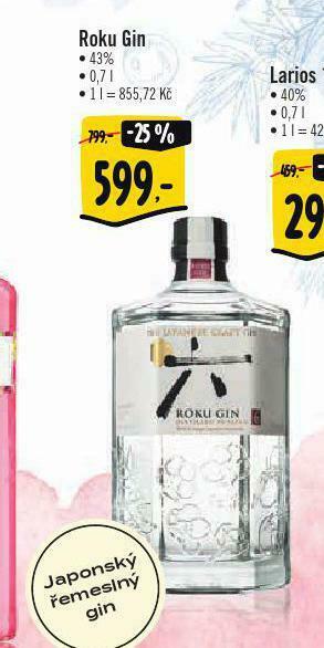 Albert Roku gin nabídka