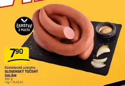 Flop Kostelecké uzeniny Slovenský točený salám nabídka