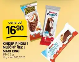 Flop Kinder mléčný řez | Maxi King nabídka
