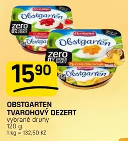 Flop Ehrmann obstgarten tvaroňový dezert nabídka