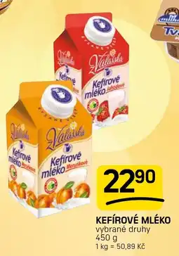 Flop Válasska kefírové mléko nabídka
