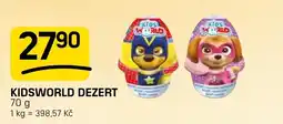 Flop Kidsworld dezert nabídka