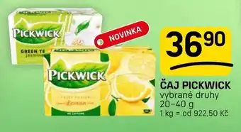 Čaj pickwick vybrané druhy