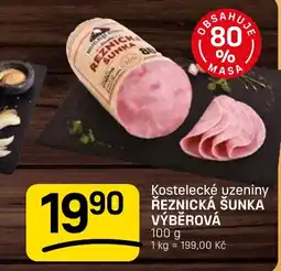Flop Kostelecké uzeniny Řeznická šunka výběrová nabídka
