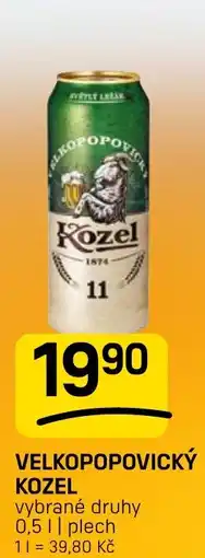 Flop Velkopopovický Kozel nabídka