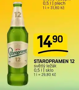 Flop Staropramen 12 světlý ležák nabídka