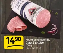 Flop Kostelecké uzeniny Český salám nabídka