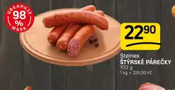 Flop Steinex štýrské párečky nabídka