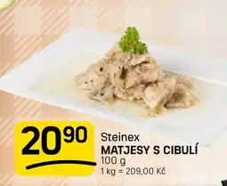 Flop Steinex matjesy s cibulí nabídka