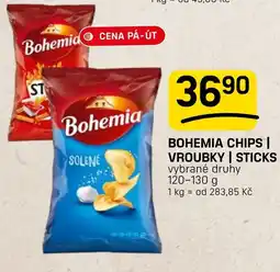 Flop Bohemia chips | vroubky | sticks nabídka