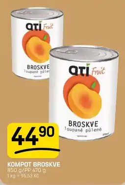 Flop ati Fruit broskve loupané půlené nabídka
