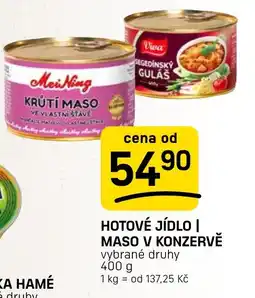 Flop MeiNing krůtí maso ve vlastní šťávě nabídka