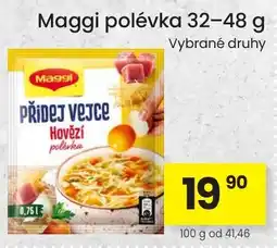 Kubík potraviny Maggi přidej vejce hovězí polévka nabídka