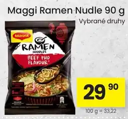 Kubík potraviny Maggi Ramen Nudle nabídka
