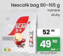 Kubík potraviny Nescafé 2in1 nabídka