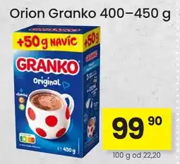 Kubík potraviny Orion Granko Original nabídka