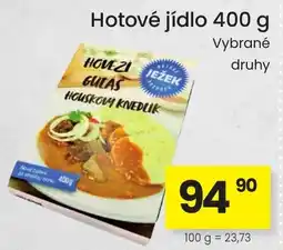 Kubík potraviny Houževnatý guláš houskový knedlík nabídka