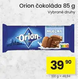 Kubík potraviny Orion mléčná čokoláda nabídka