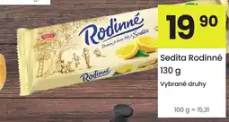 Kubík potraviny Sedita Rodinné nabídka