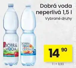 Kubík potraviny Dobrá voda neperlivá nabídka