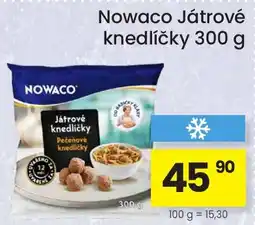 Kubík potraviny Nowaco Játrové knedlíčky nabídka