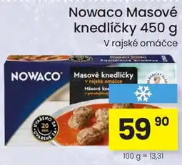 Kubík potraviny Nowaco masové knedlíčky v rajské omáčce nabídka