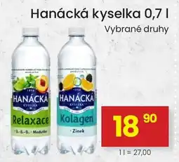 Kubík potraviny Hanácká kyselka nabídka