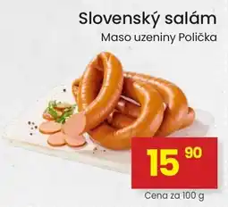 Kubík potraviny Slovenský salám nabídka