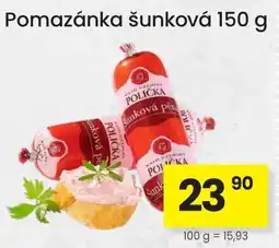 Kubík potraviny Policka pomazánka šunková nabídka