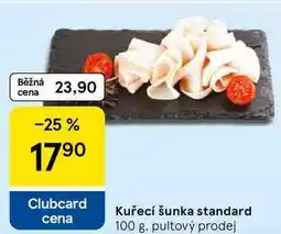 Tesco Kuřecí šunka standard nabídka