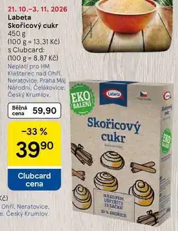Tesco Labeta Skořicový cukr nabídka