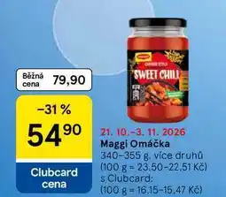 Tesco Maggi Omáčka, 340-355 g, více druhů nabídka