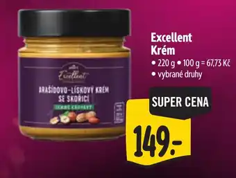 Excellent arašídovo-lískový krém se skořicí