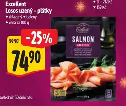 Albert Excellent losos uzený - plátky nabídka