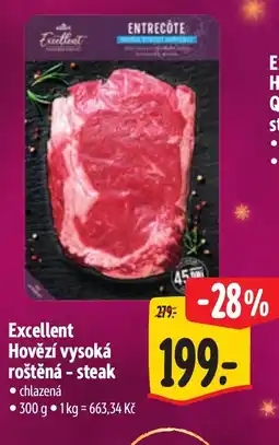 Albert Excellent Hovězí vysoká roštěná - steak nabídka