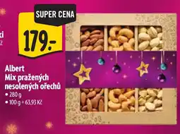 Albert Albert Mix pražených nesolených ořechů nabídka