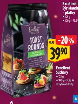 Albert Excellent toast rounds nabídka